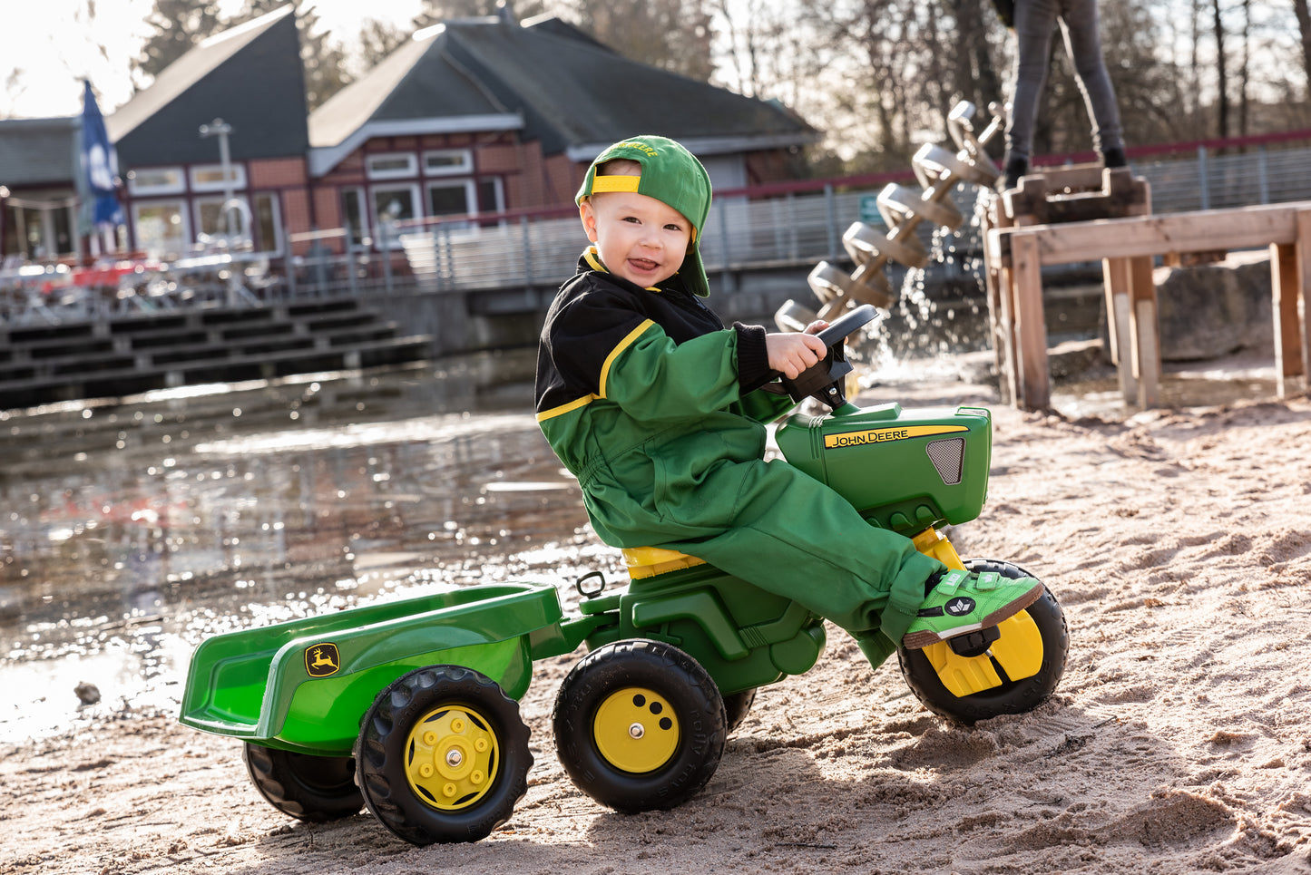 Kettler USA John Deere 3-Wheeled Pedal Tractor