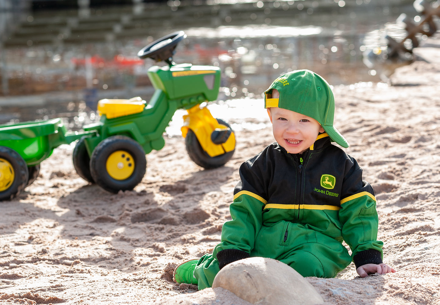 Kettler USA John Deere 3-Wheeled Pedal Tractor