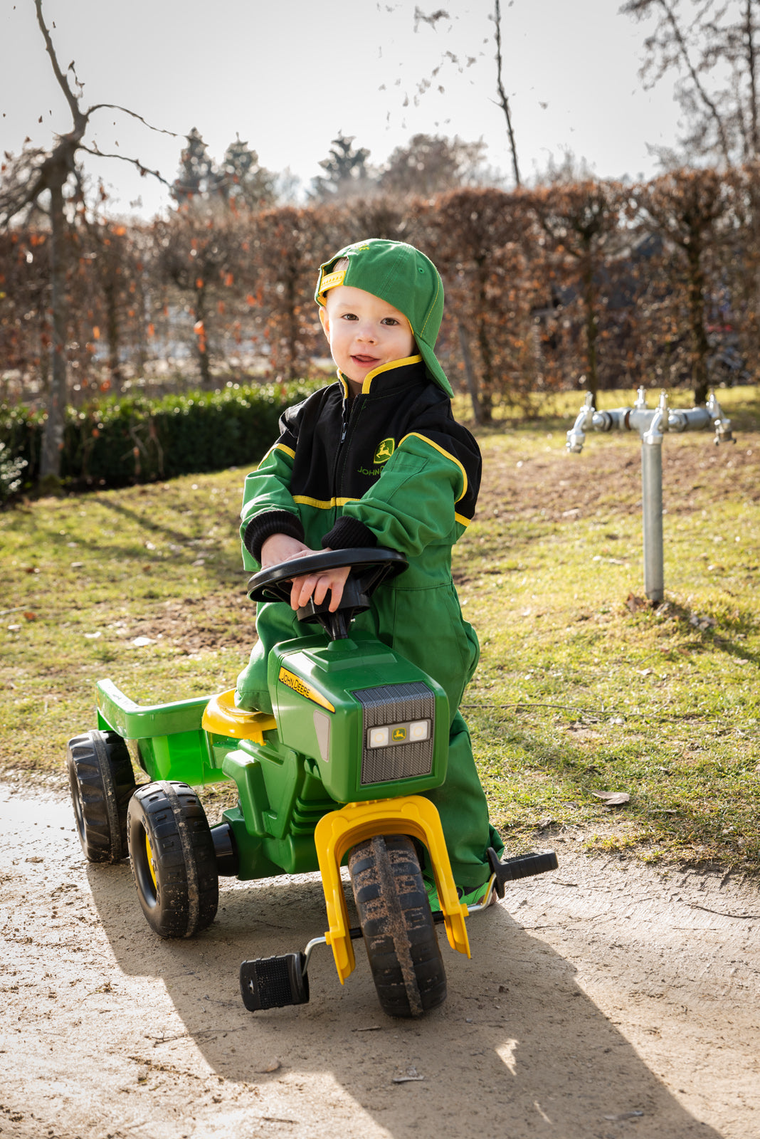 Kettler USA John Deere 3-Wheeled Pedal Tractor