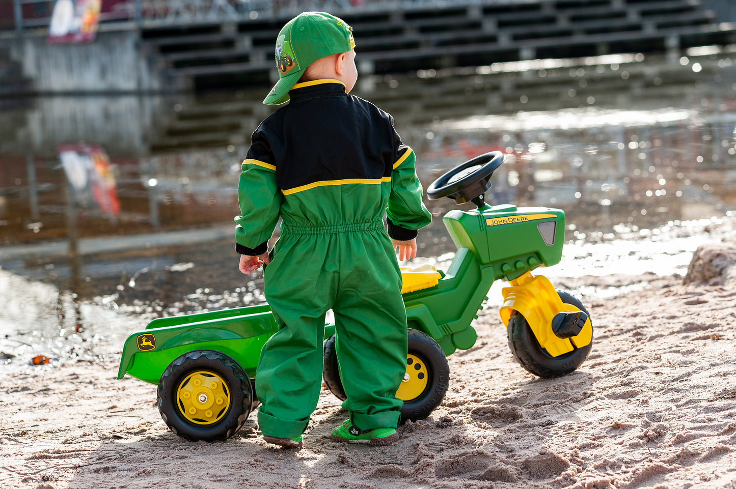 Kettler USA John Deere 3-Wheeled Pedal Tractor