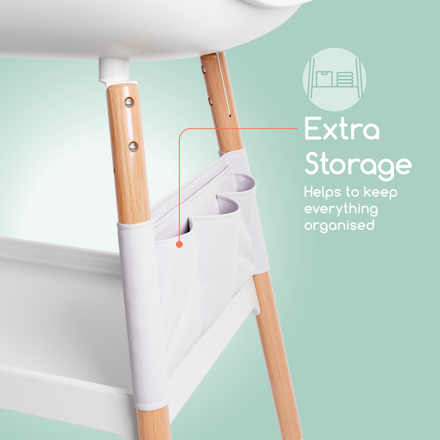 Children Of Design Deluxe Diaper Changing Table With Changing Pad