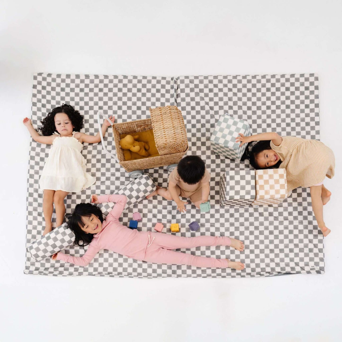 Toki Mats Checker Pepper Organic Cotton Mat