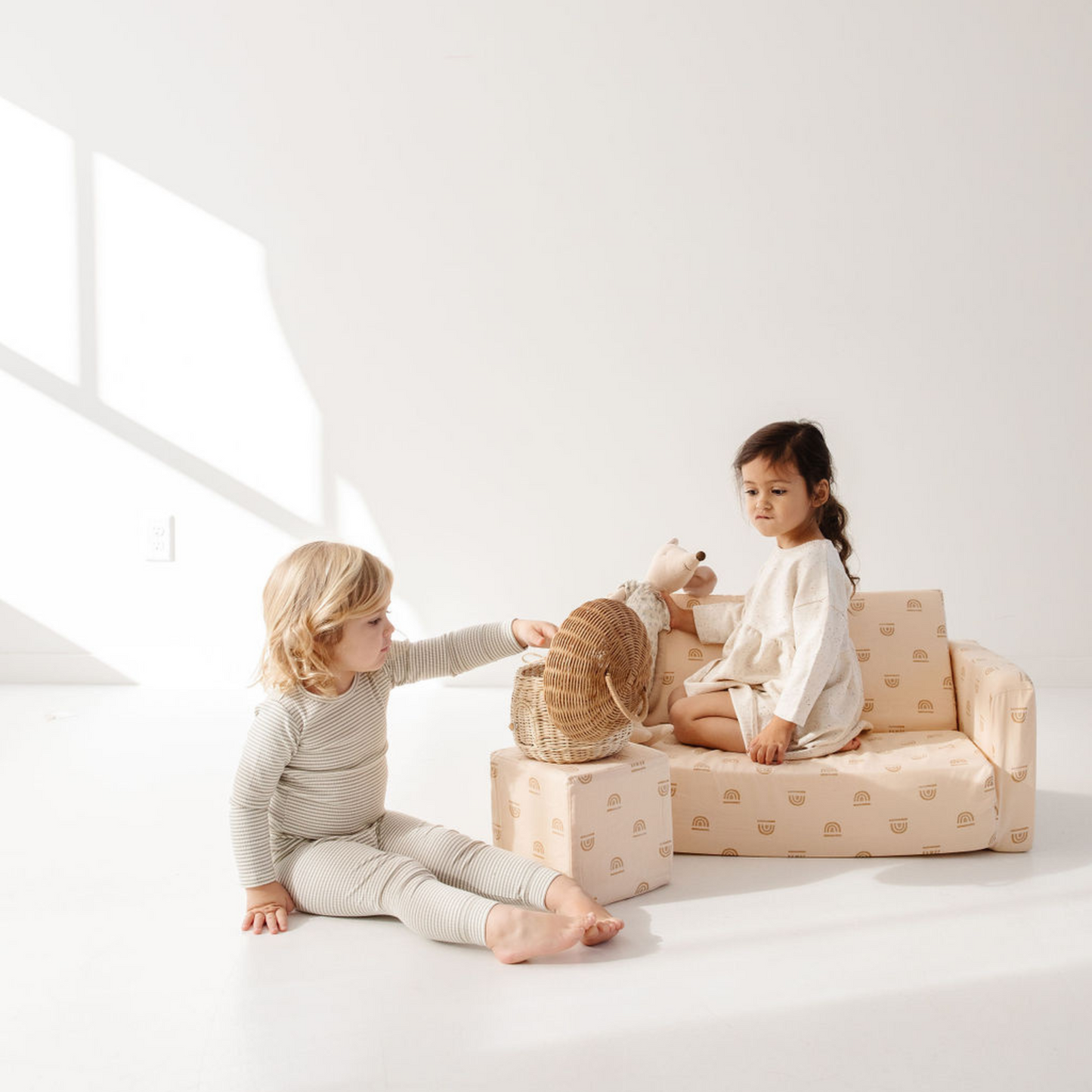Toki Rainbow Cream Play Couch