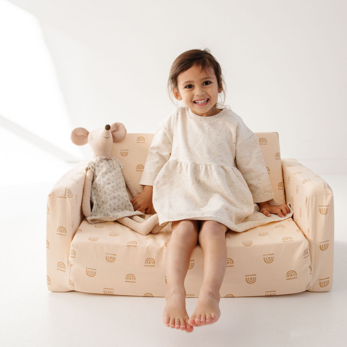 Toki Rainbow Cream Play Couch