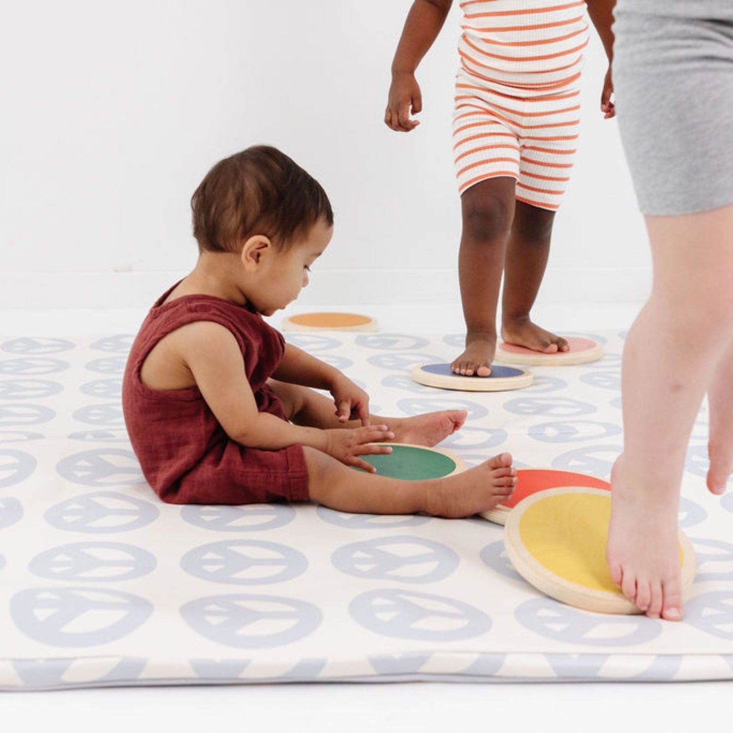 Toki Mats Peace Sign Vegan Leather Play Mat