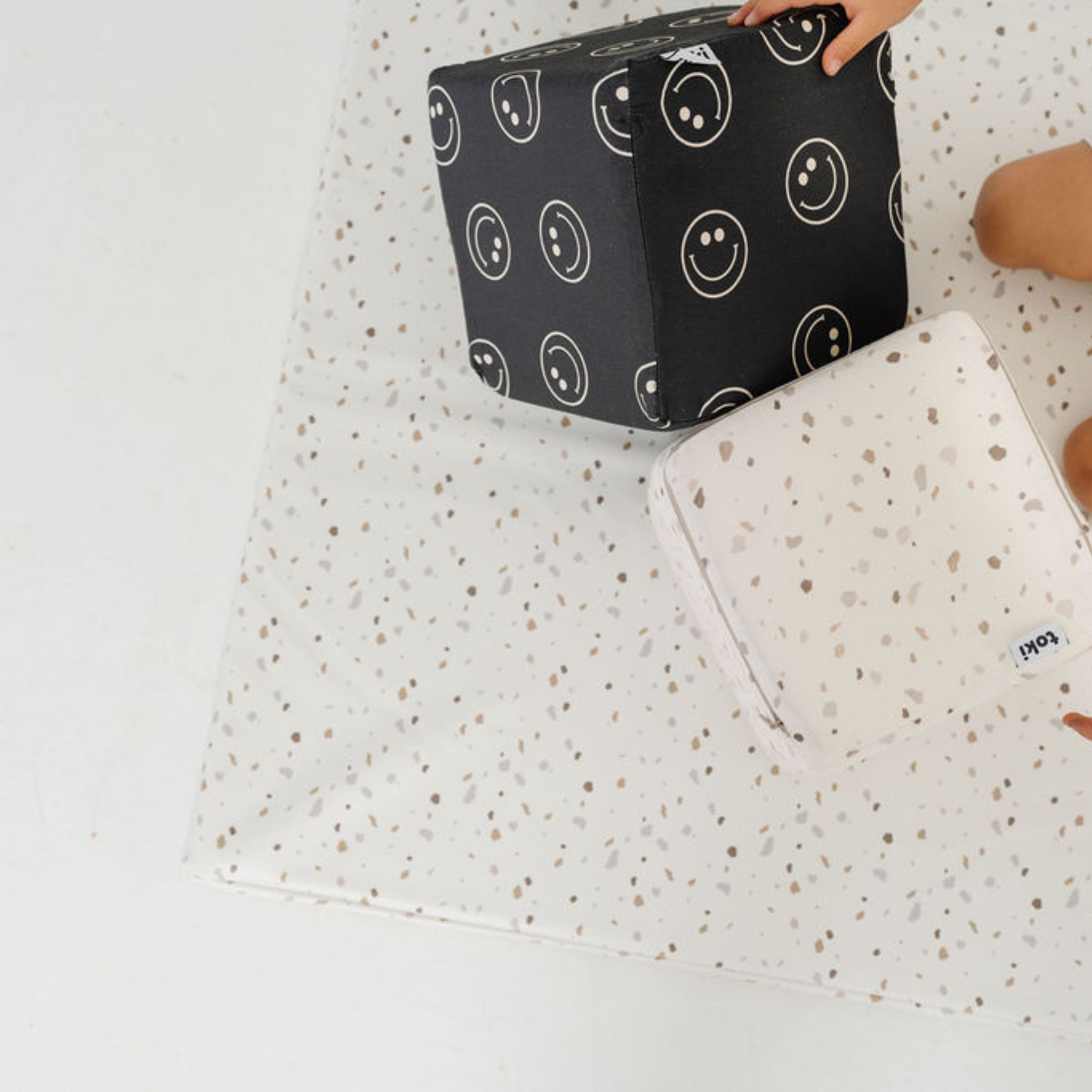 Toki Mats Terrazzo Chalk Vegan Leather Mat