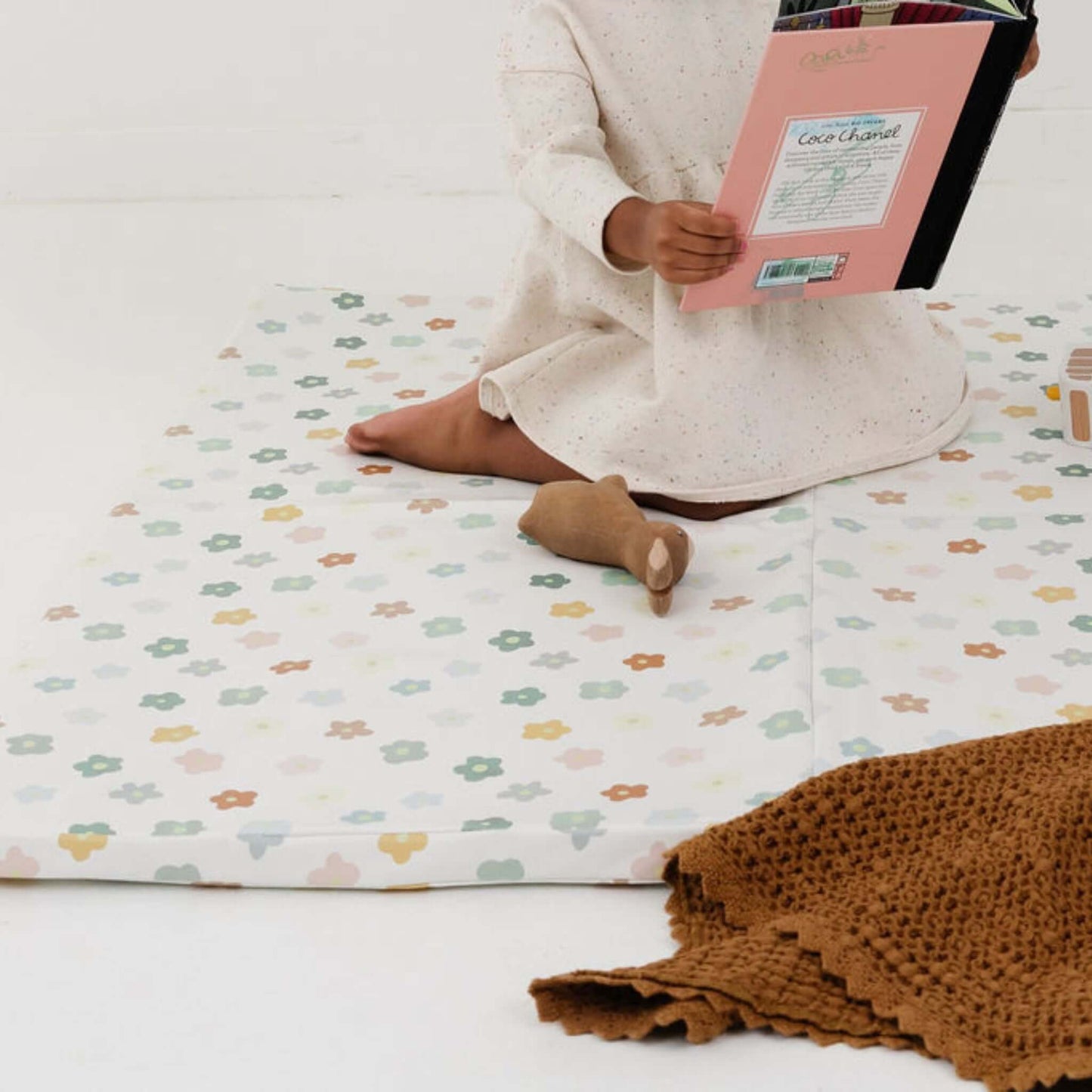 Toki Mats Playful Posies Vegan Leather Mat