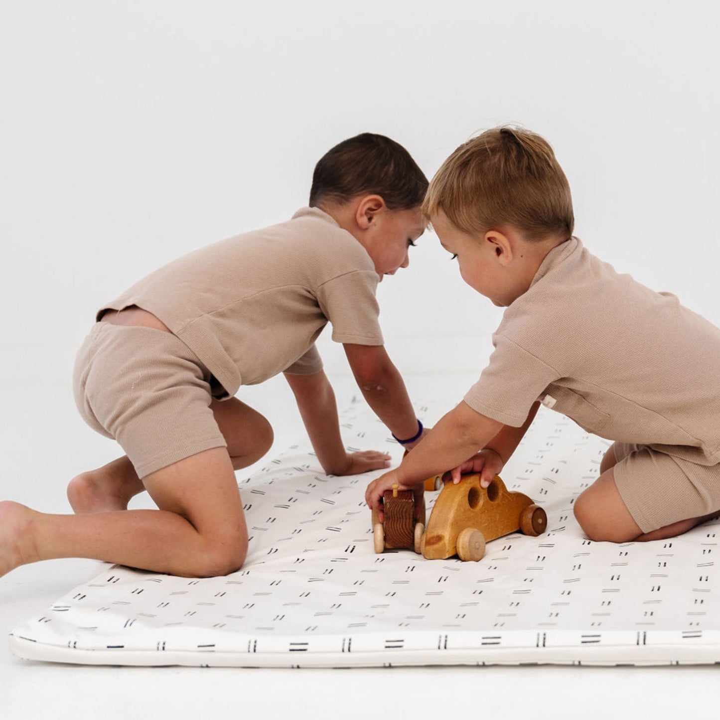 Toki Mats Mudcloth Vegan Leather Play Mat