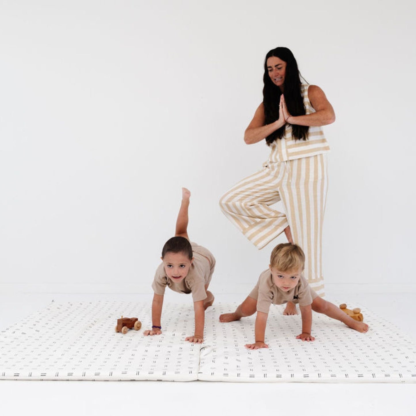 Toki Mats Mudcloth Vegan Leather Play Mat