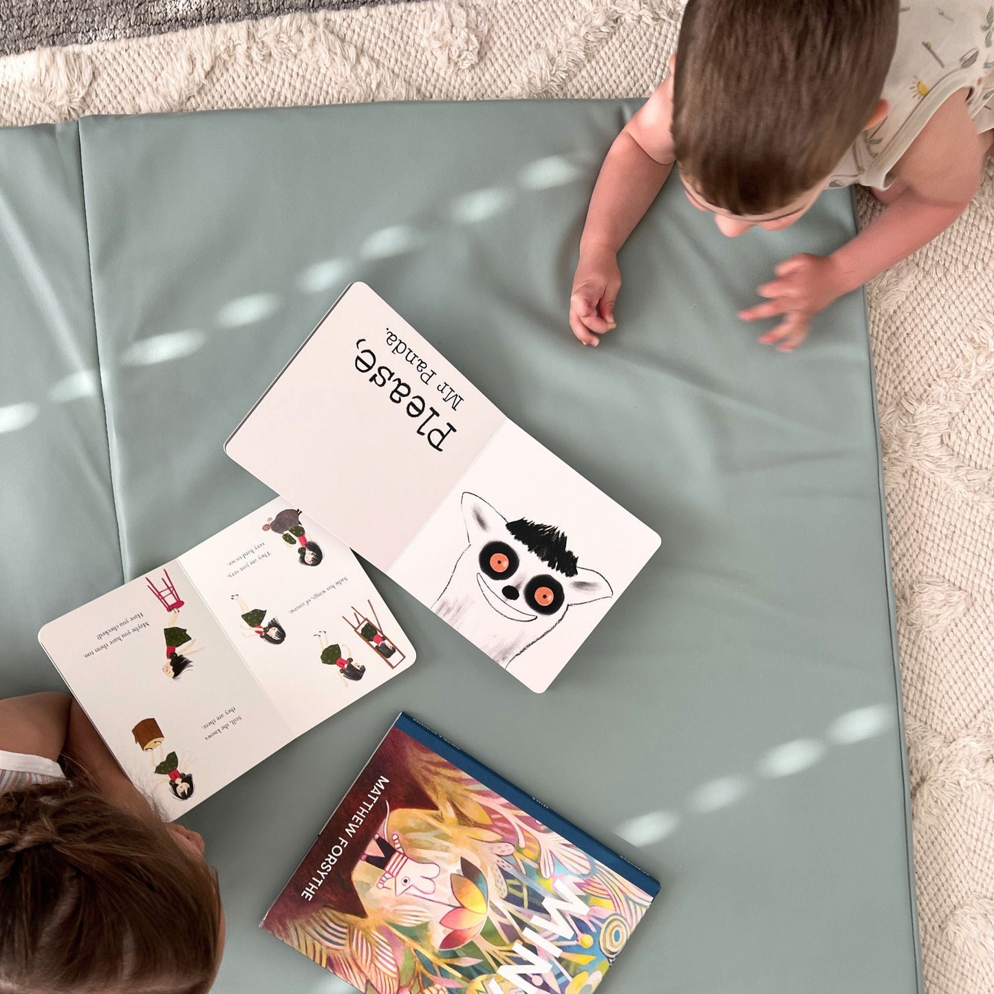Toki Mats Sage Vegan Leather Play Mat