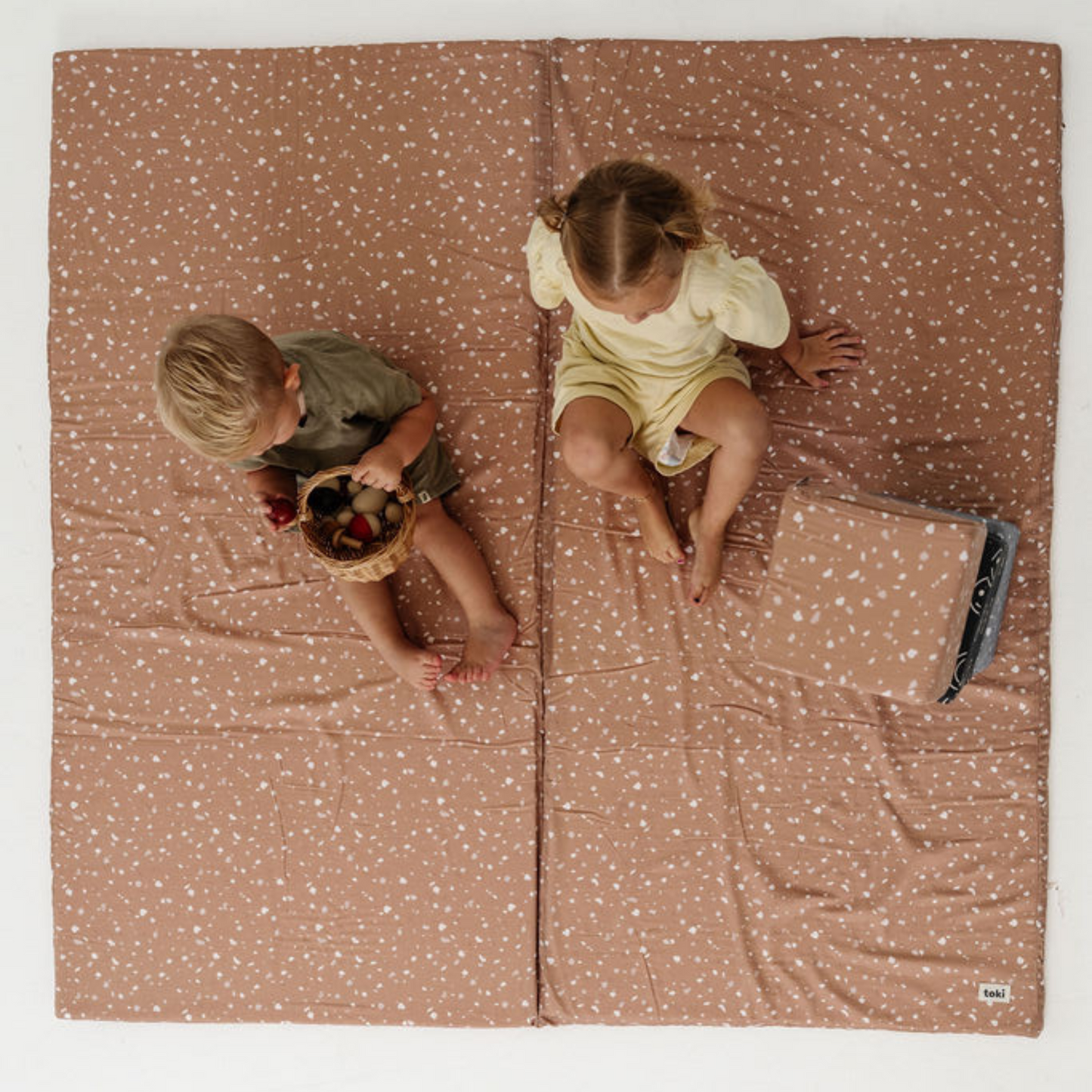 Toki Kids Terrazzo Clay Organic Cotton Mat