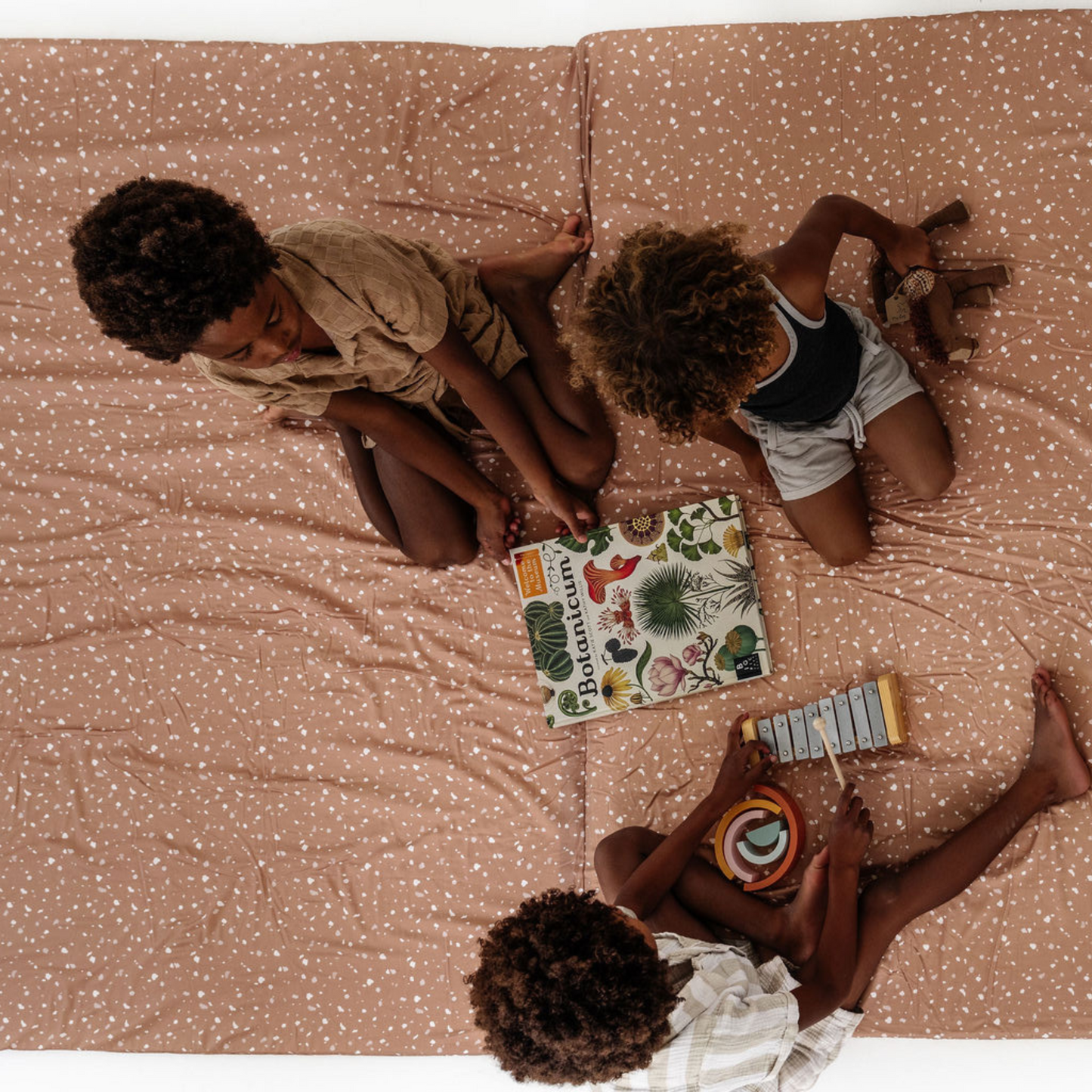 Toki Kids Terrazzo Clay Organic Cotton Mat