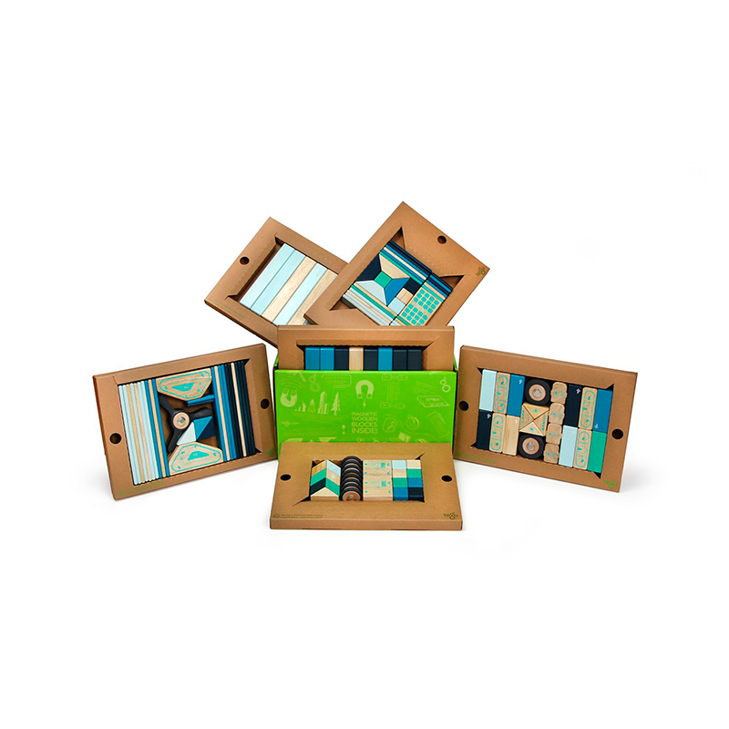 Tegu Magnetic Wooden Blocks 130 Pieces