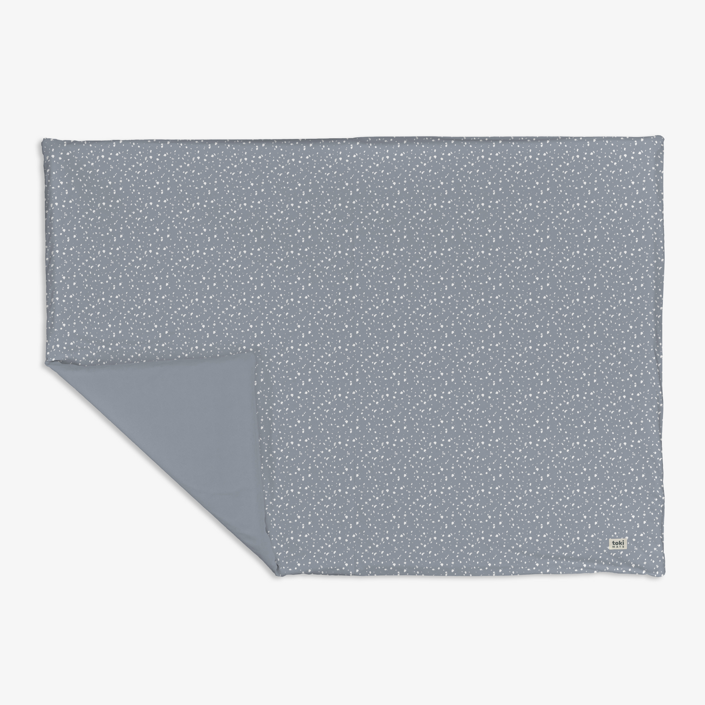 Toki Kids Terrazzo Slate Organic Cotton Mat