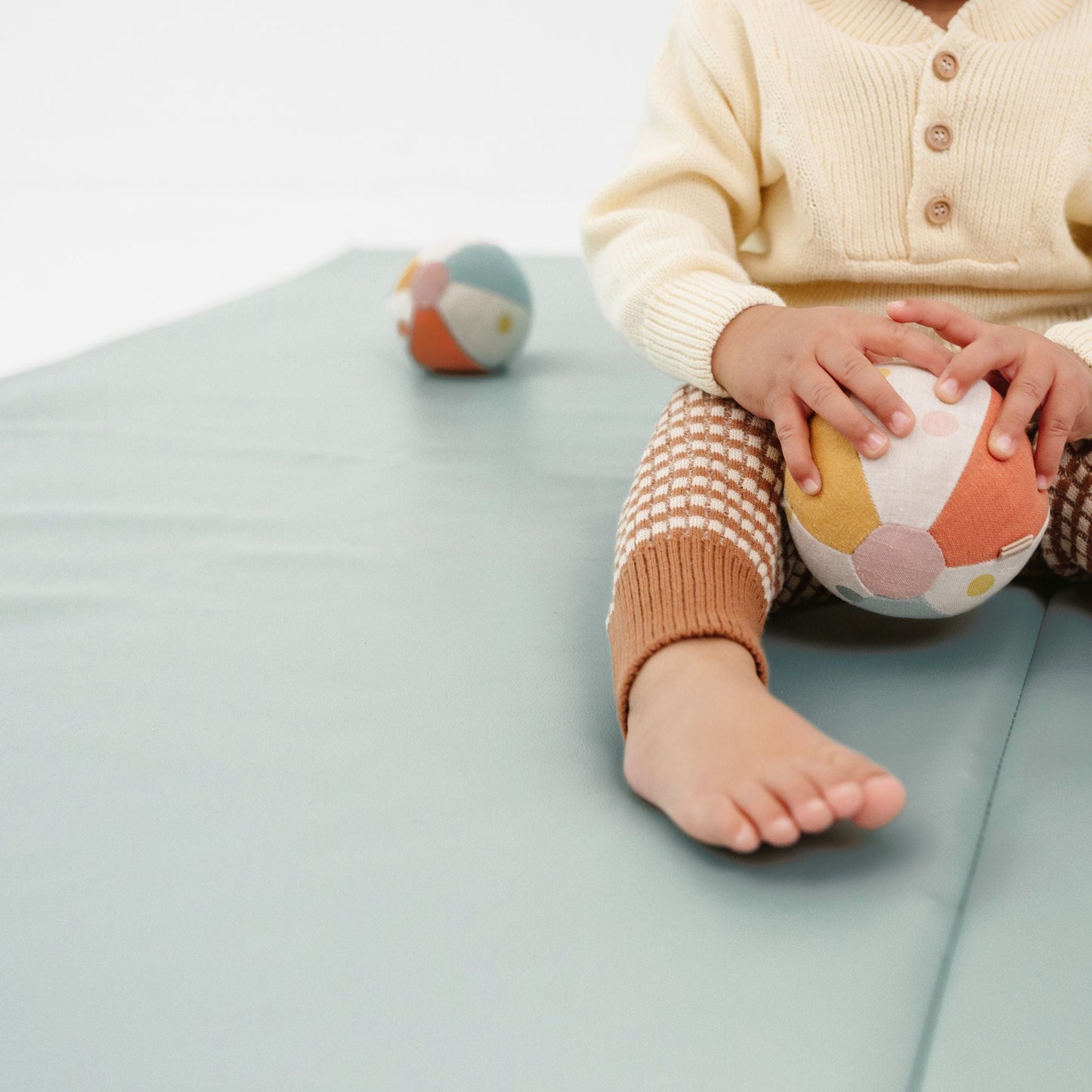 Toki Mats Sage Vegan Leather Play Mat