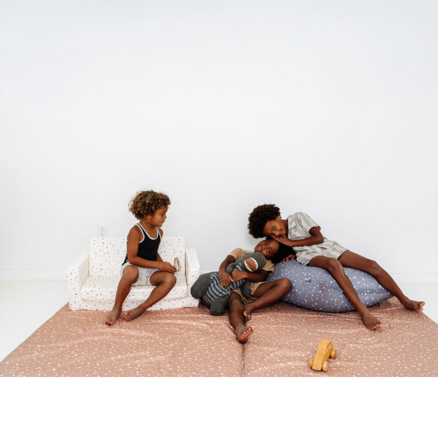 Toki Kids Terrazzo Clay Organic Cotton Mat