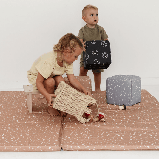 Toki Kids Terrazzo Clay Organic Cotton Mat