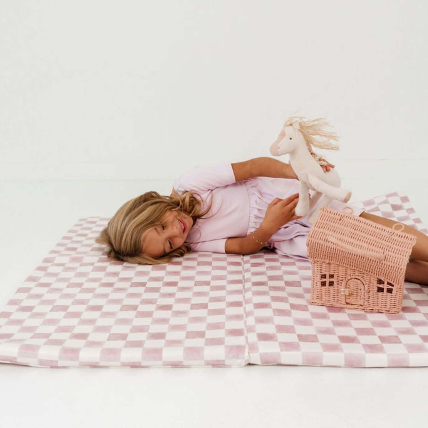 Toki Mats Checker Gumdrop Vegan Leather Mat