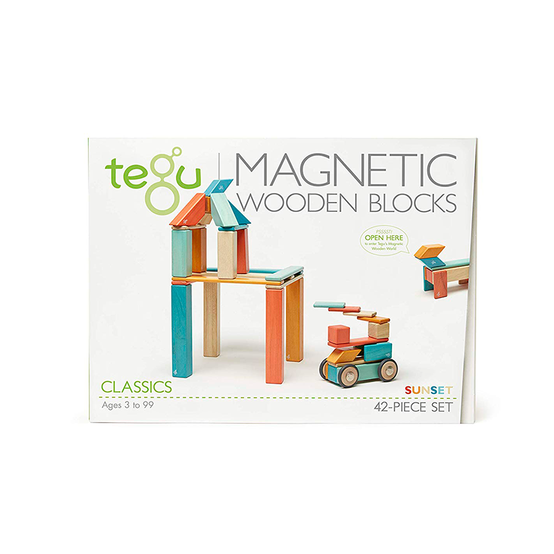 Tegu Magnetic Wooden Blocks 42 Pieces