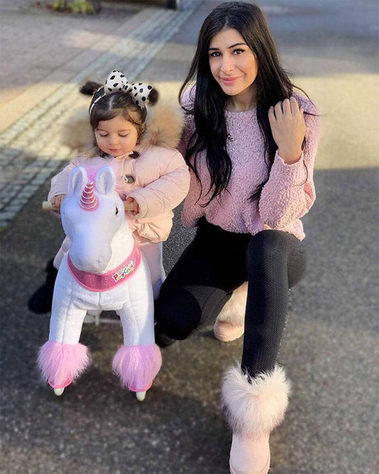 PonyCycle Pink Unicorn Ride On