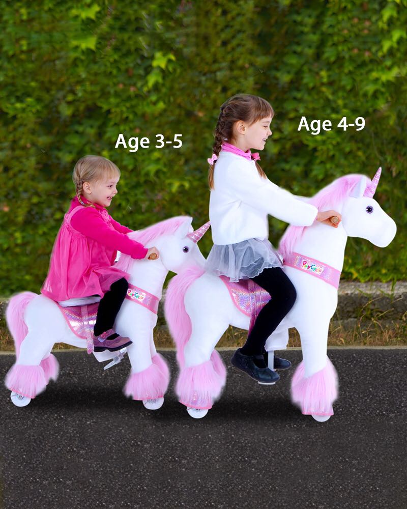 PonyCycle Pink Unicorn Ride On