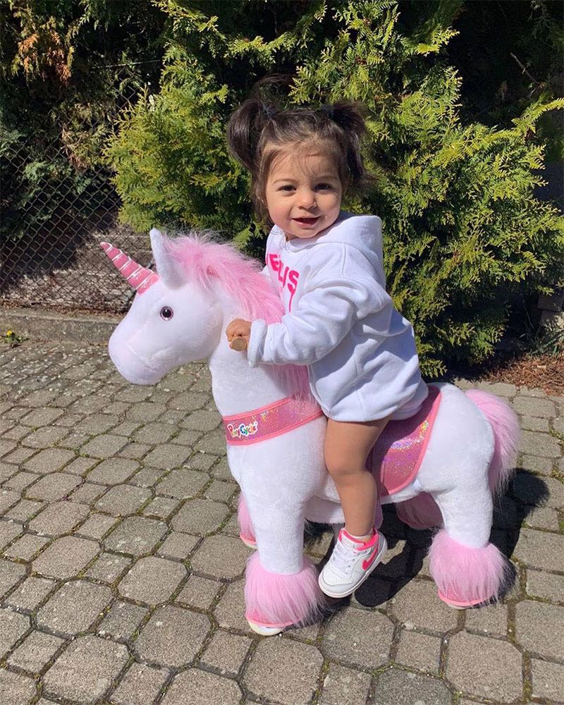 PonyCycle Pink Unicorn Ride On