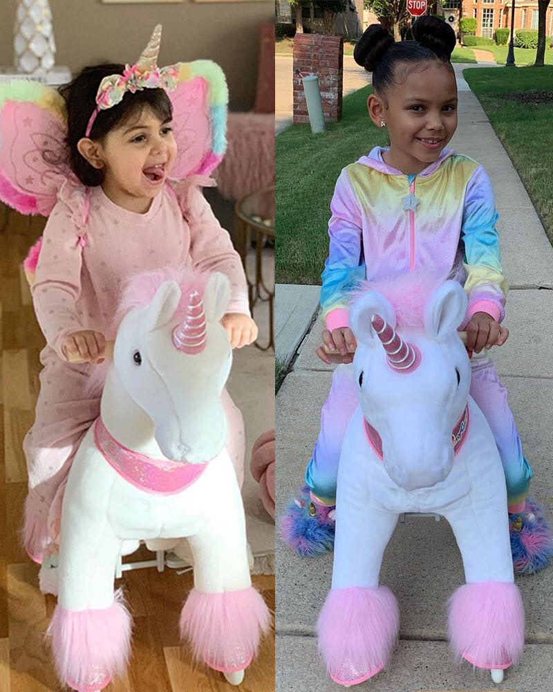 PonyCycle Pink Unicorn Ride On