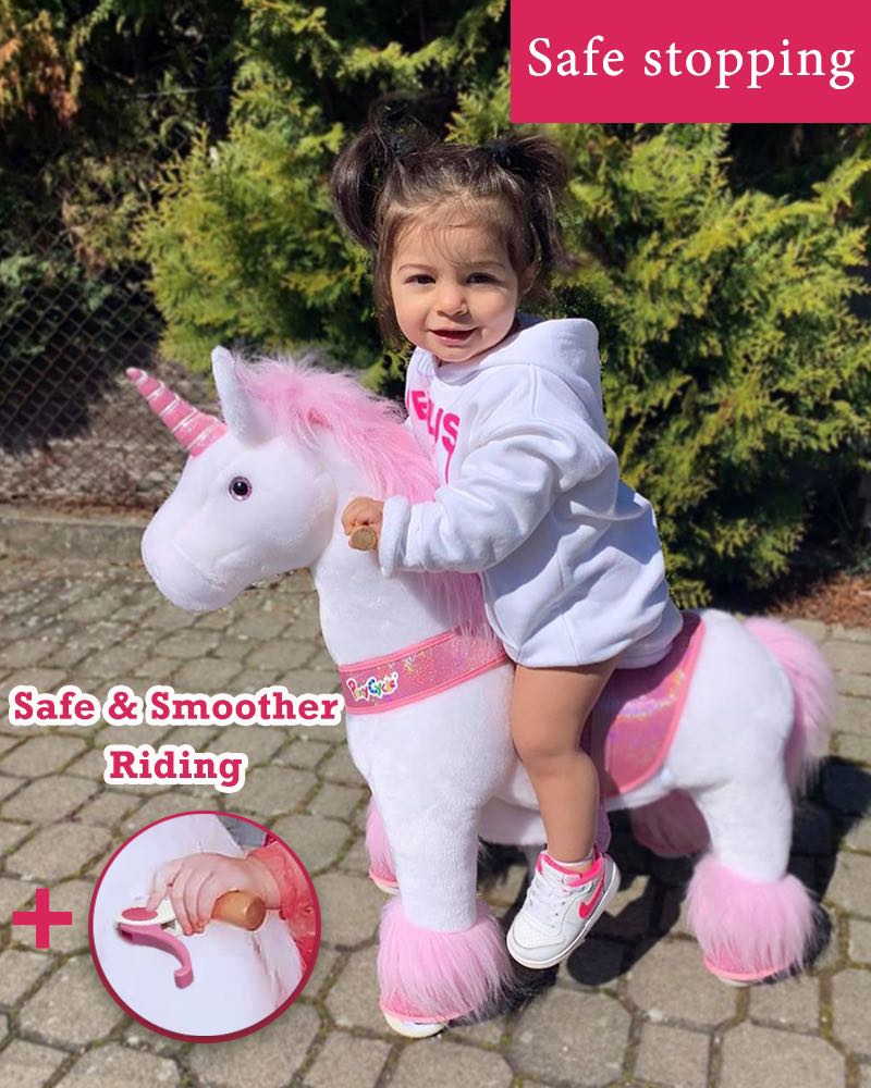 PonyCycle Pink Unicorn Ride On