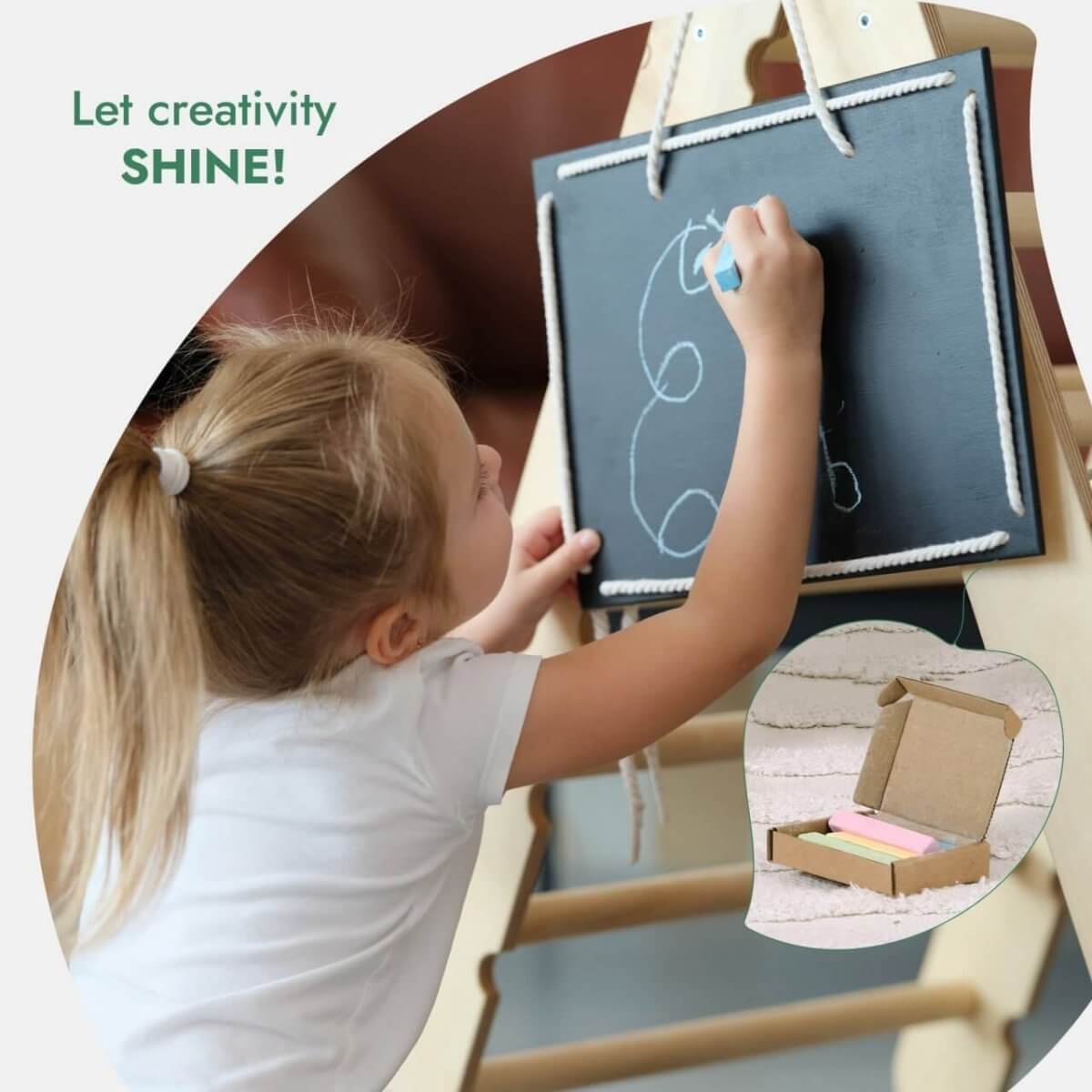 Goodevas 4 in 1 Montessori Climbing Set Beige