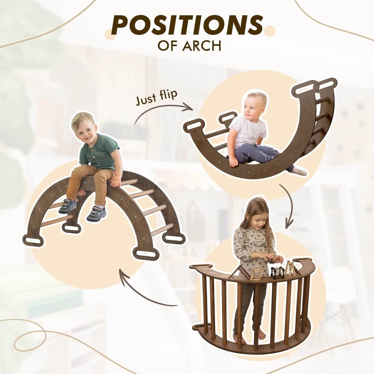 Goodevas 4 in 1 Montessori Climbing Set