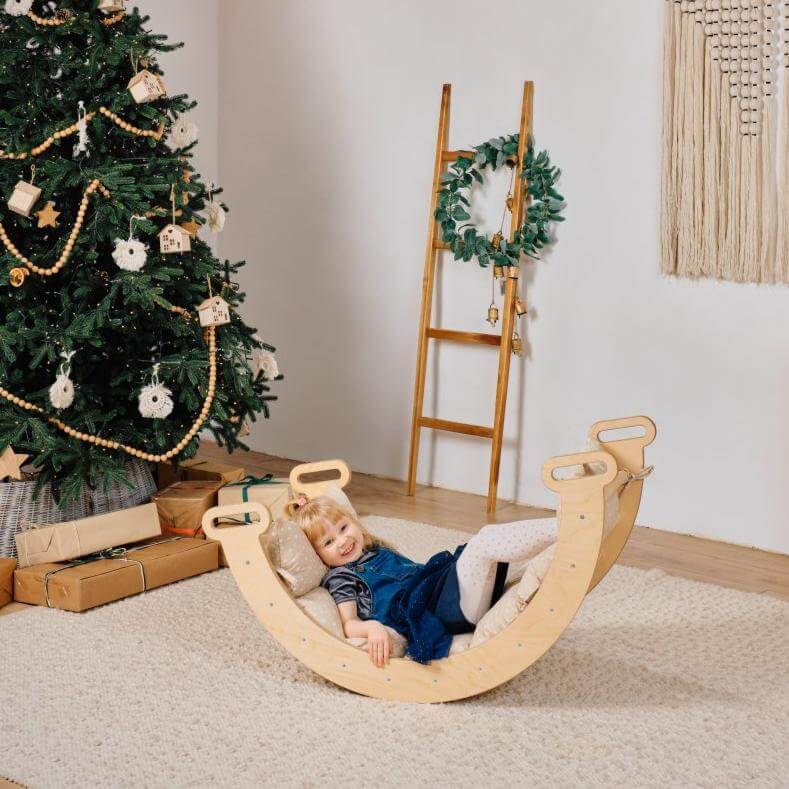 Goodevas 4 in 1 Montessori Climbing Set Beige