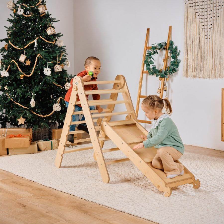 Goodevas 4 in 1 Montessori Climbing Set Beige