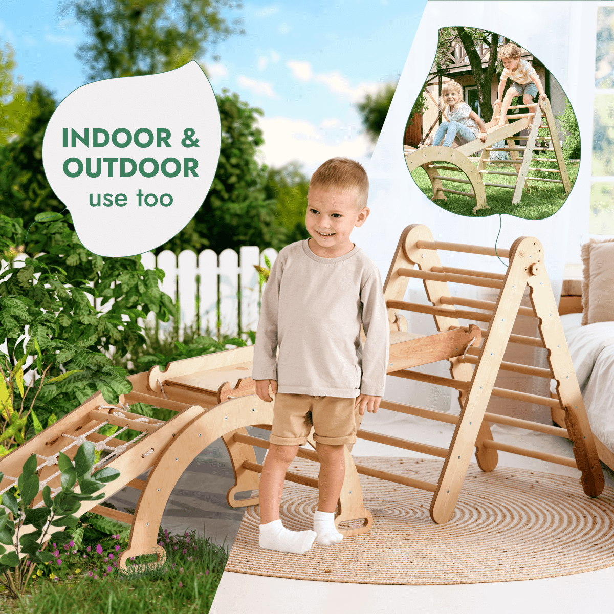 Goodevas 4 in 1 Montessori Climbing Set