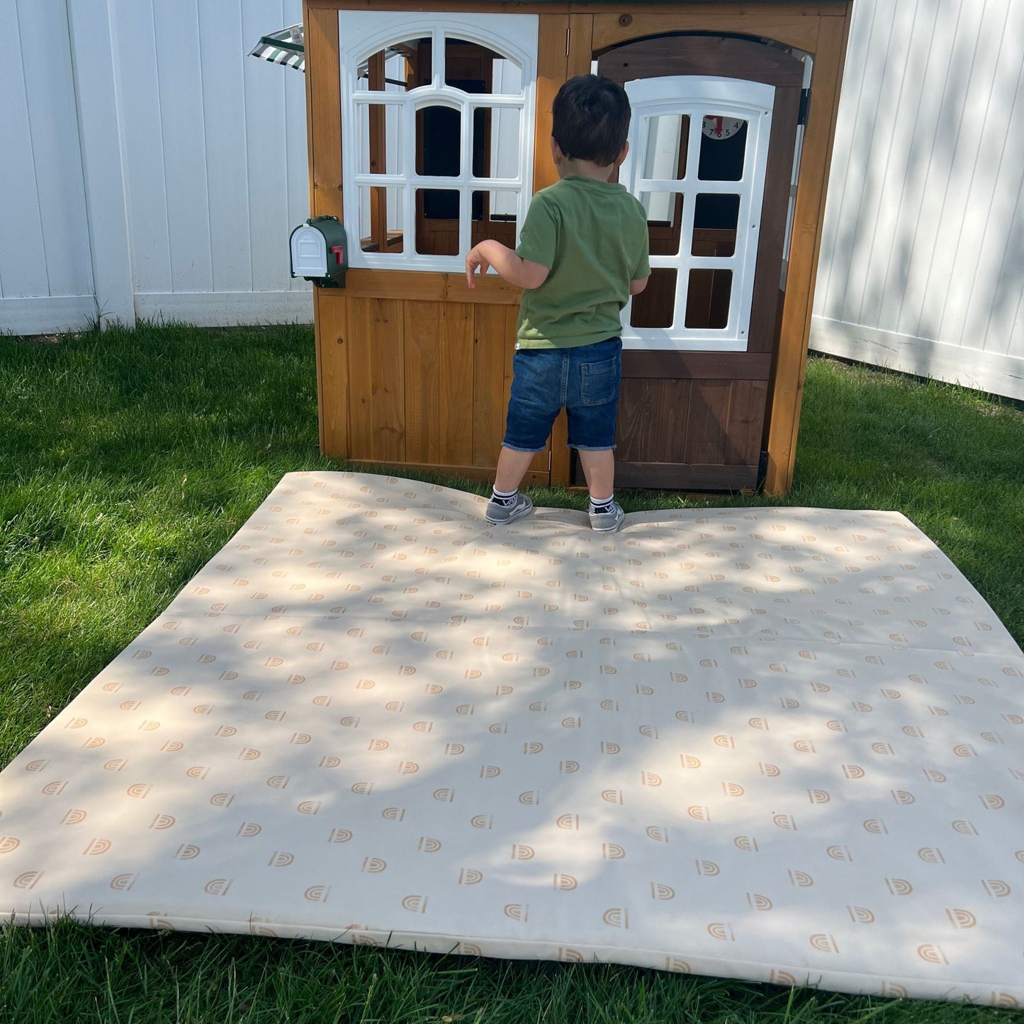 Toki Mats Rainbow Cream Vegan Leather Play Mat