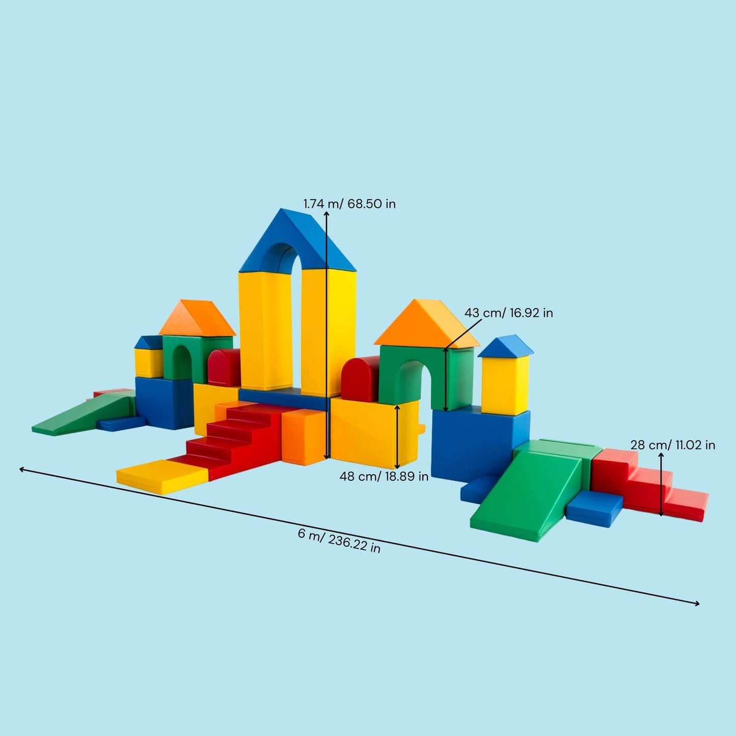 IGLU Soft Play Party Set Mega Castle
