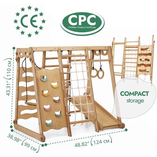 Goodevas 6 in 1 Indoor Jungle Gym for Toddler