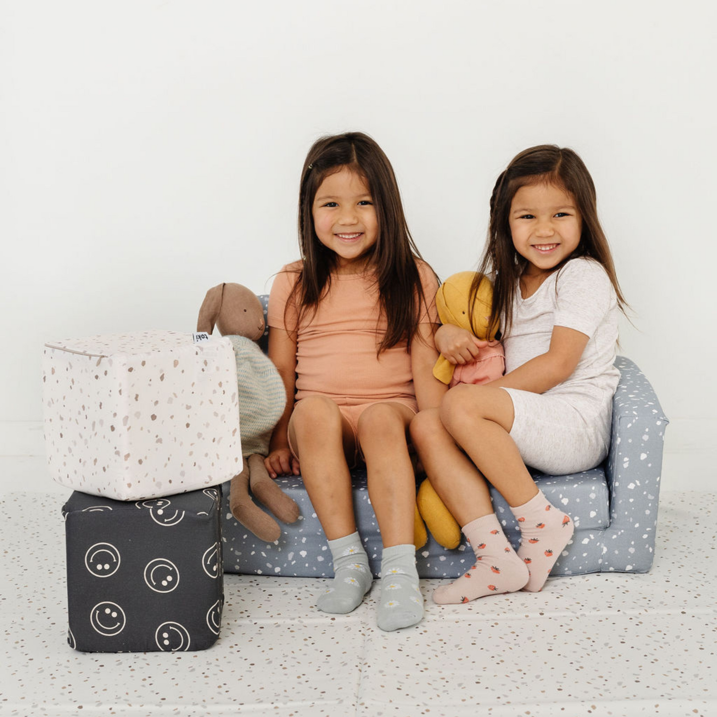 Toki Kids Terrazzo Slate Play Couch