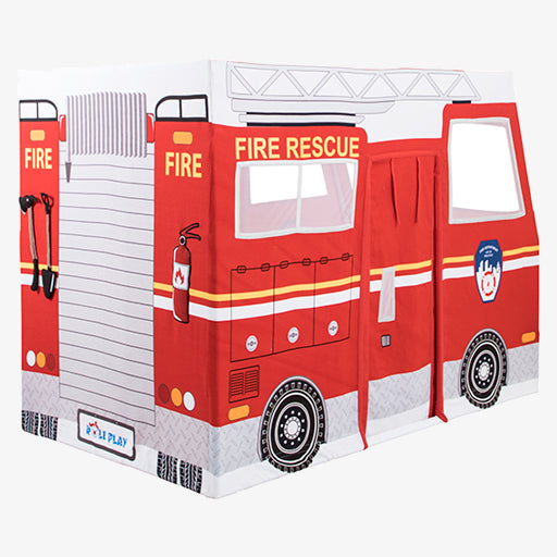 Role Play Kids Fire Truck Play Tent