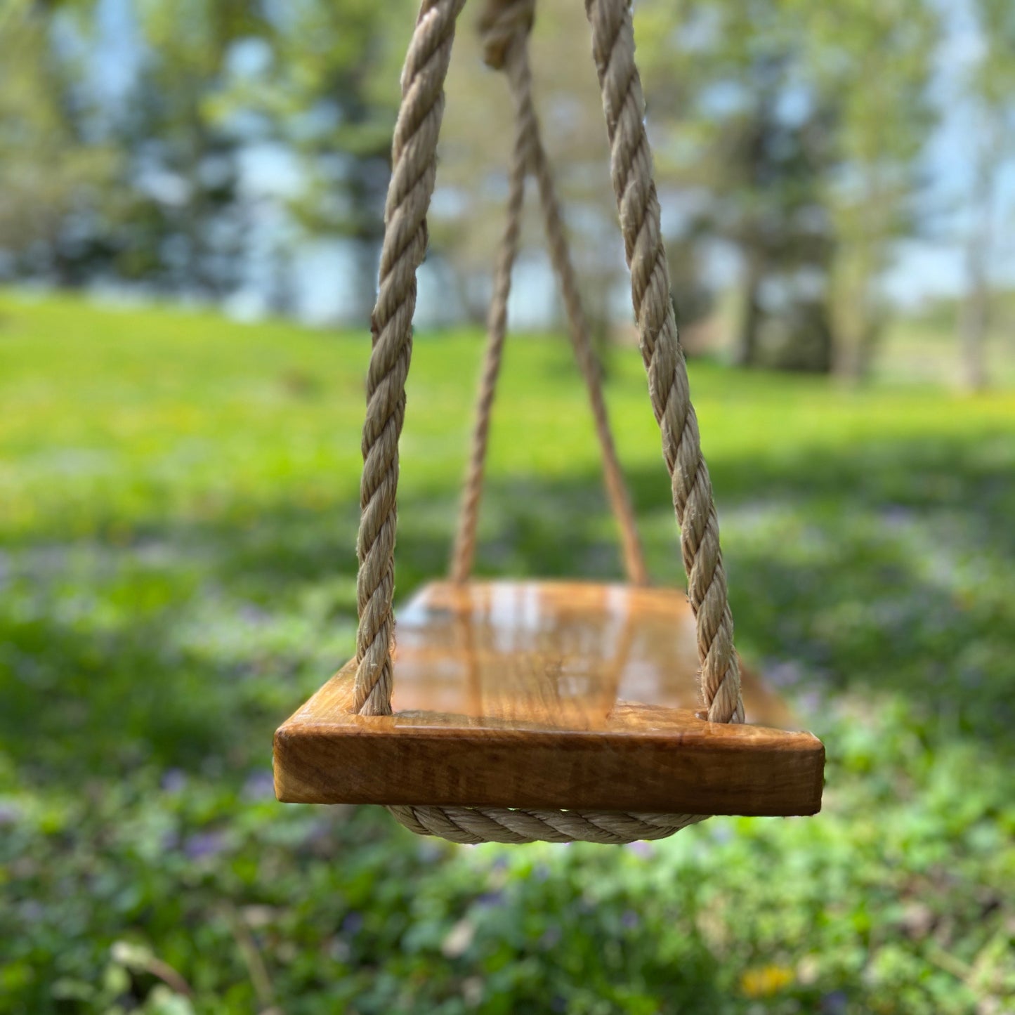 Sweet Swinging Hickory Bench Swing