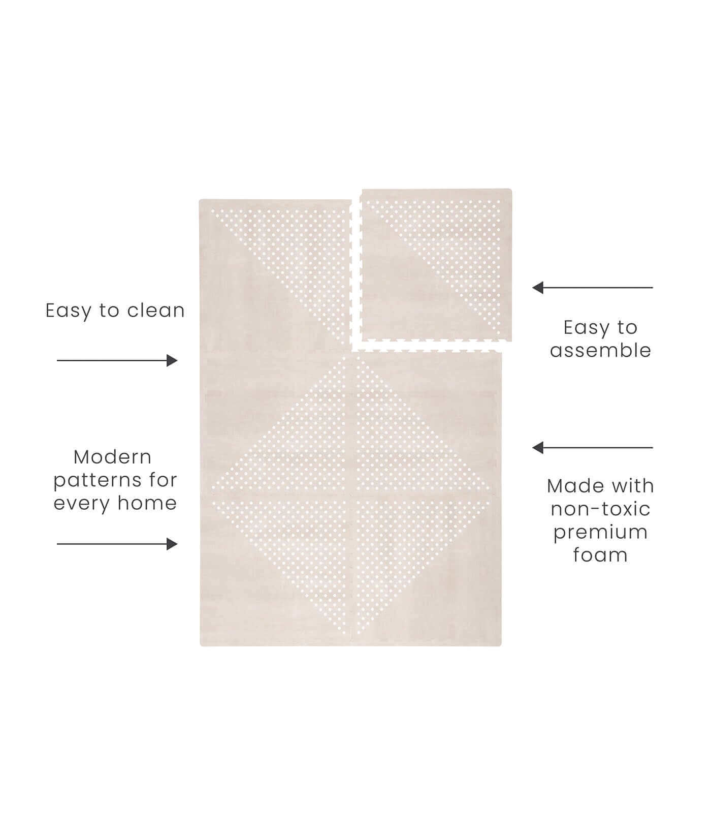 Toddlekind Premium Foam Playmat | Earth - Clay