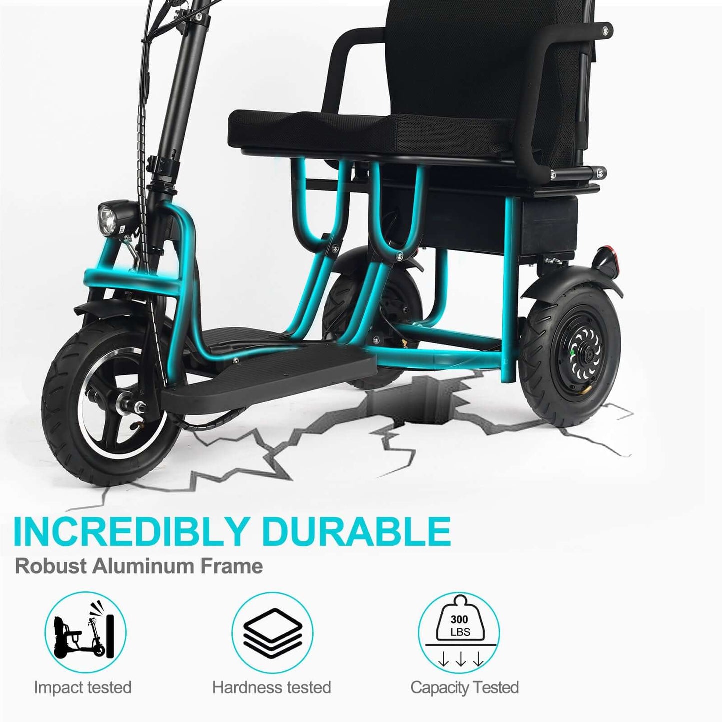 MotoTec Mobility Trike Scooter