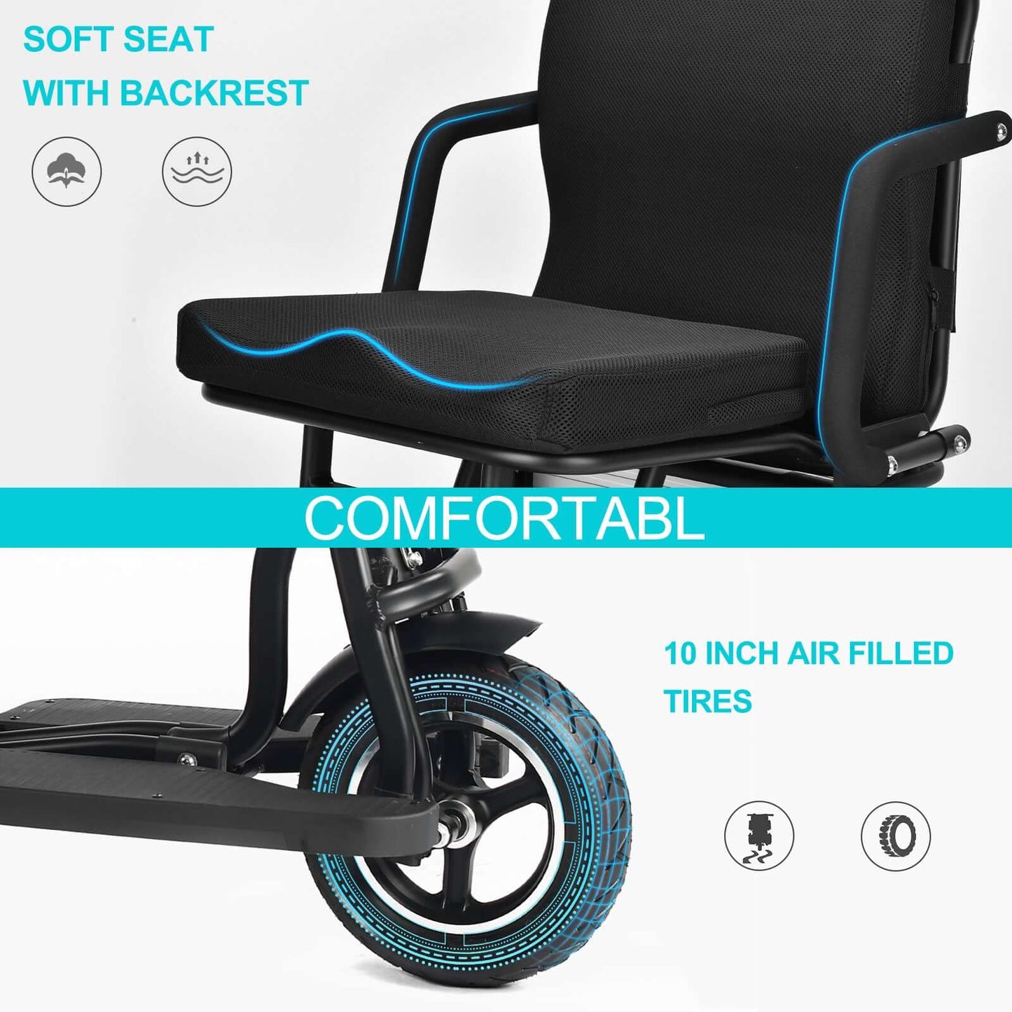 MotoTec Mobility Trike Scooter