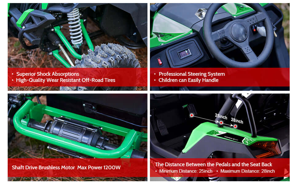 MotoTec Raider Kids UTV