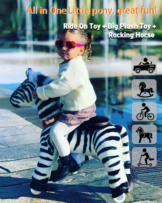 PonyCycle Zebra Ride On