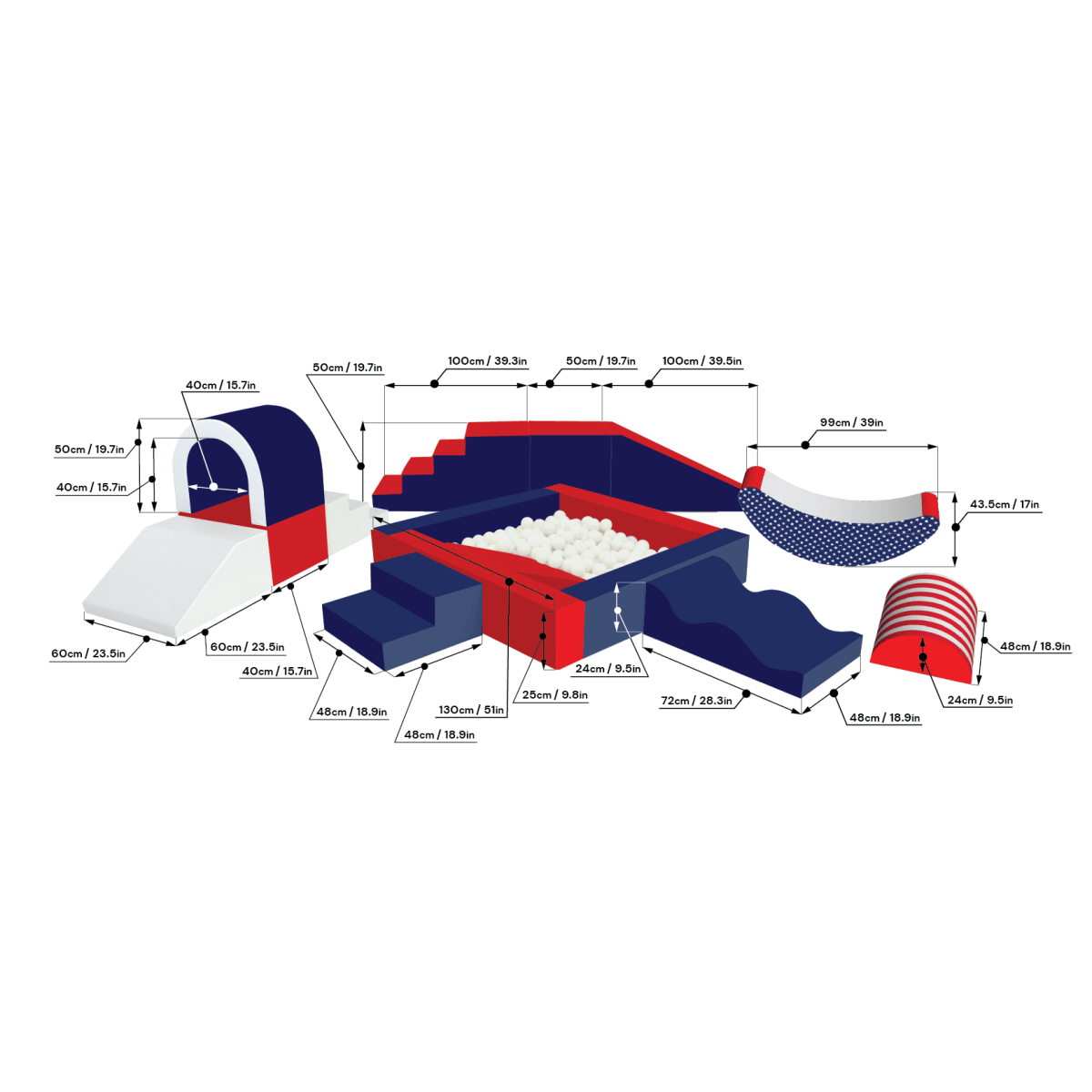 IGLU Soft Play Party Set