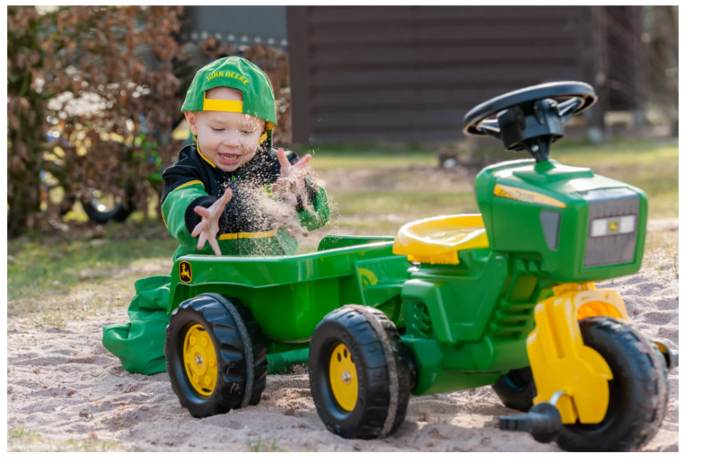 Kettler USA John Deere 3-Wheeled Pedal Tractor
