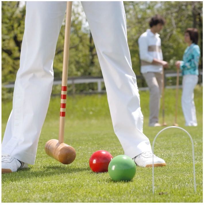 Lucio Londero 4-Player Croquet Set
