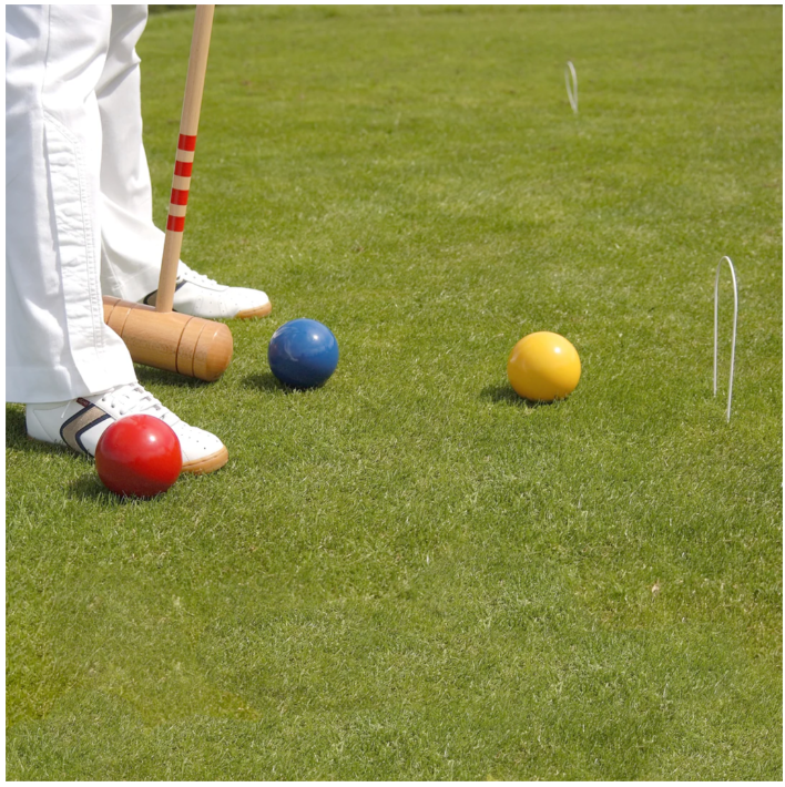 Lucio Londero 4-Player Croquet Set