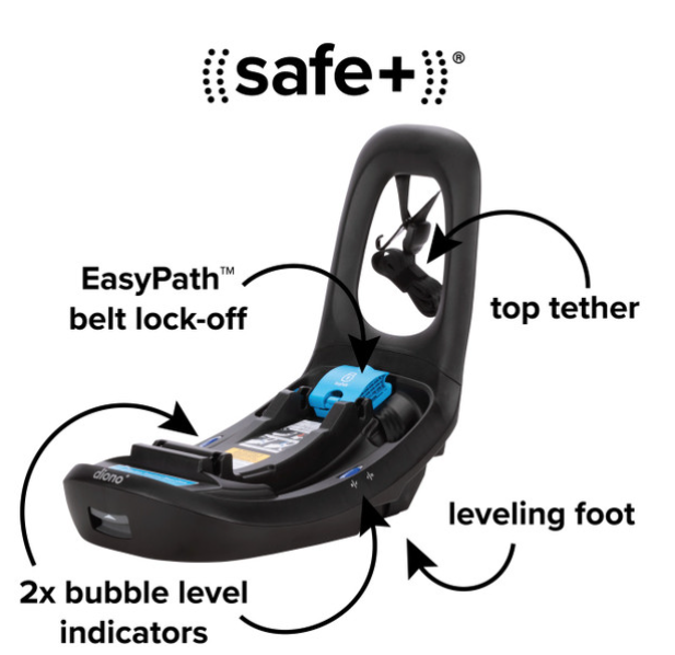 Diono LiteClik 30 XT SafePlus Infant Car Seat And Base