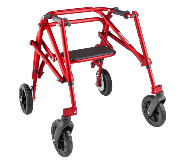 Circle Specialty Klip Posterior Walker with Seat and 8” Wheels